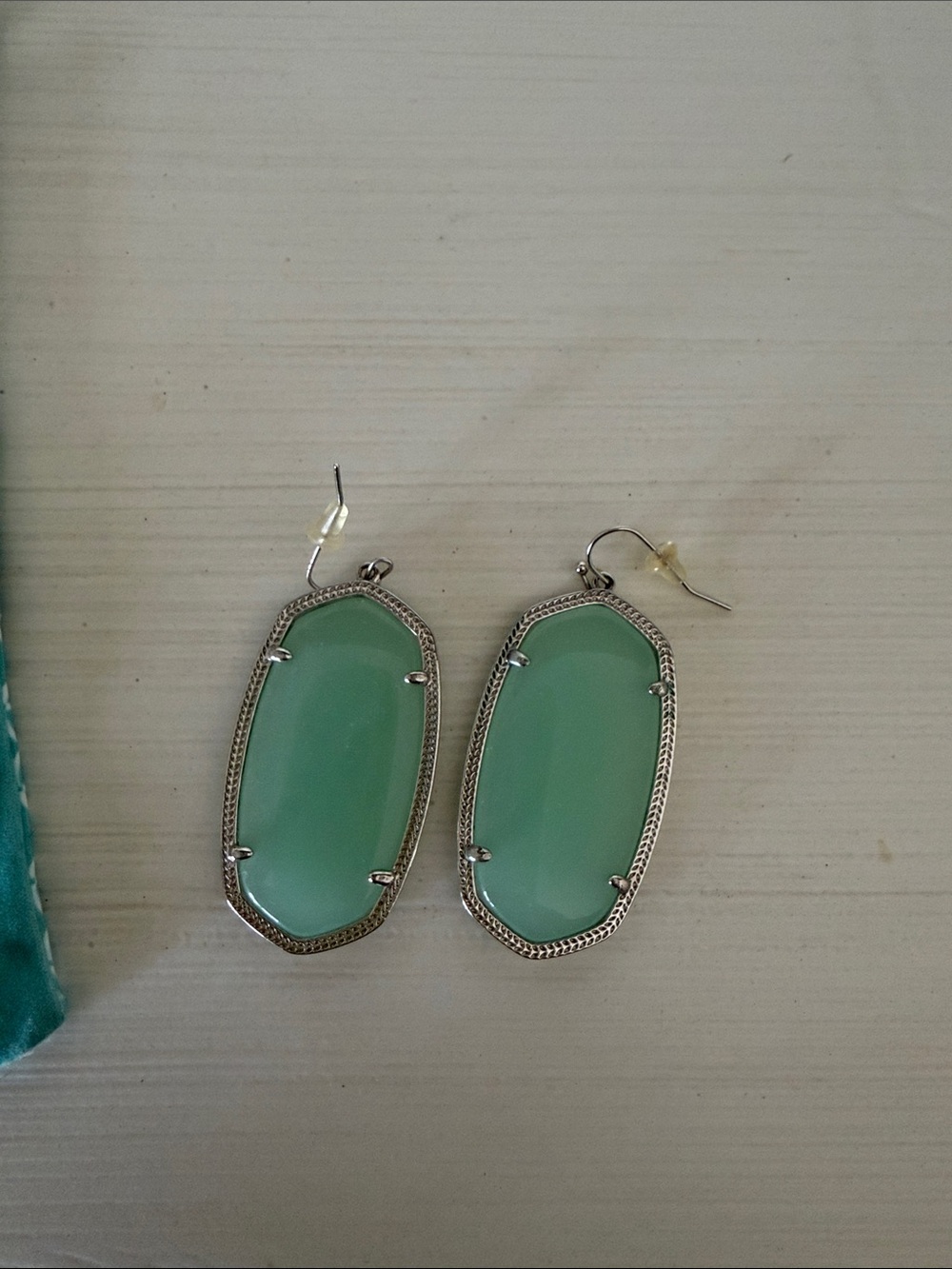Kendra Scott Mint Green Elle Drop Earrings